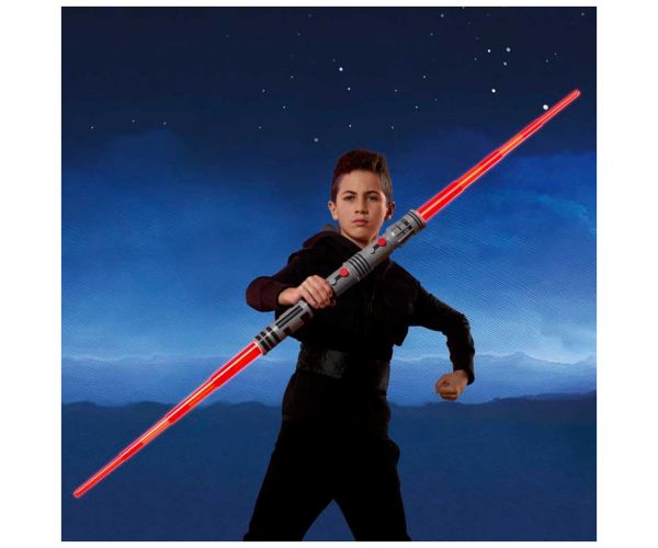 Star Wars Double-Bladed Lightsaber: Darth Maul nyitható elektronikus fénykard - Hasbro