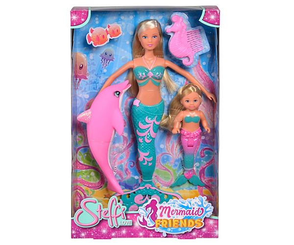 Steffi Love: Sellő baba Évivel és delfinnel - Simba Toys