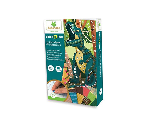 Stick'N Fun mozaikkép készítő készlet - Dinoszauruszok