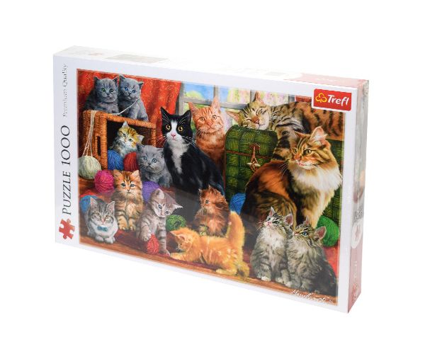 Macska találkozó 1000db-os puzzle - Trefl