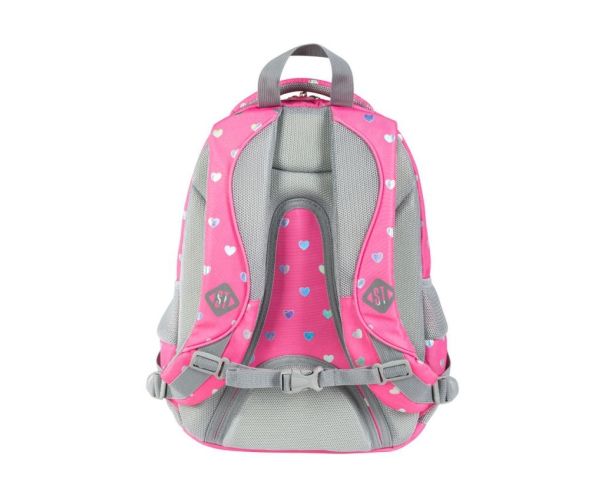 St.Right Sequin ergonomikus iskolatáska hátizsák 16"