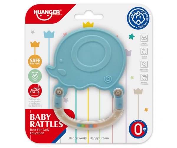 Sun Baby: Elefántos bébi rágóka és csörgő