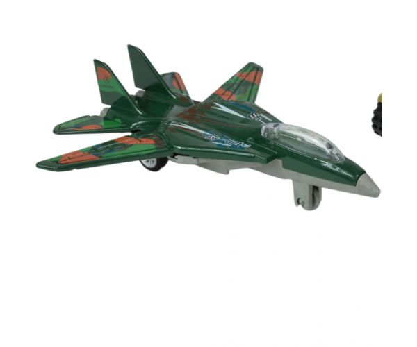Super Army: Katonai játékszett fém járművekkel és lendkerekes repülővel kétféle változatban
