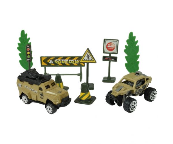 Super Army: Katonai játékszett járművekkel és kiegészítőkkel többféle változatban 1db