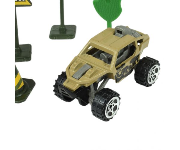 Super Army: Katonai játékszett járművekkel és kiegészítőkkel többféle változatban 1db