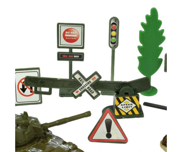 Super Army: Katonai játékszett járművekkel és kiegészítőkkel többféle változatban 1db