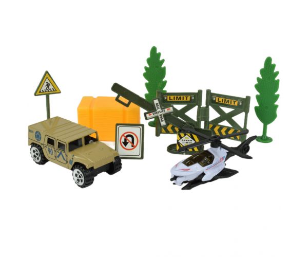 Super Army: Katonai játékszett járművekkel és kiegészítőkkel többféle változatban 1db