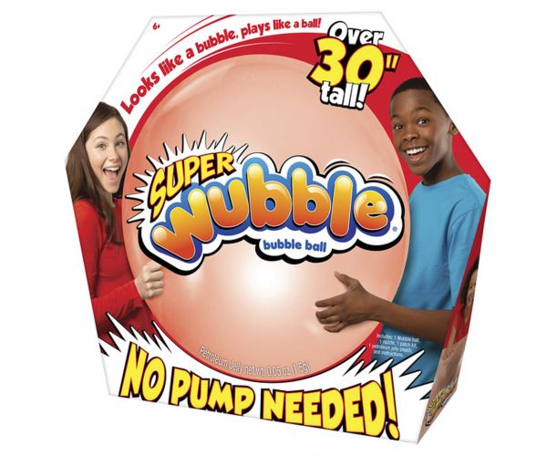 Super Wubble buboréklabda piros színben 75cm