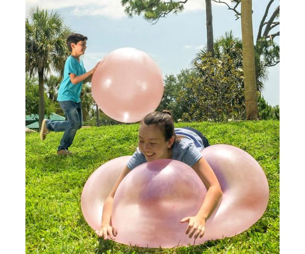 Super Wubble buboréklabda piros színben 75cm