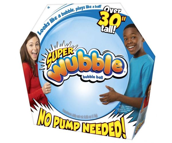 Super Wubble buboréklabda kék színben 75cm
