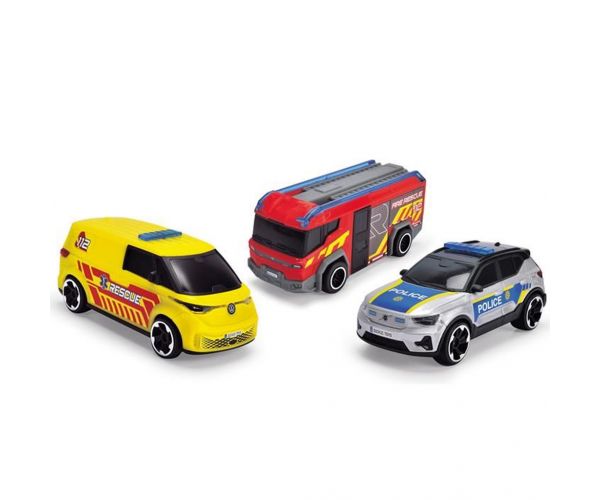 Vészhelyzeti járművek 3db-os szett - Dickie Toys