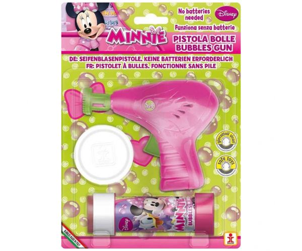 Minnie egeres buborékfújó pisztoly szett