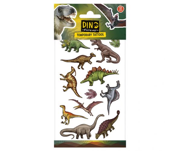 Tetoválás szett dinoszaurusz mintával - Dino