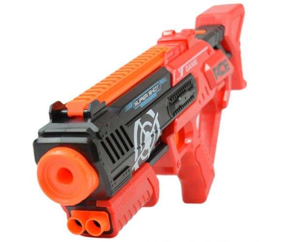 Super Shoot: Manuális szivacslövő fegyver töltényekkel 47cm