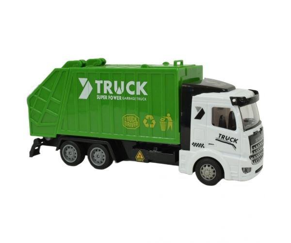 Super Truck: Konténeres lendkerekes szemétszállító kamion 20cm