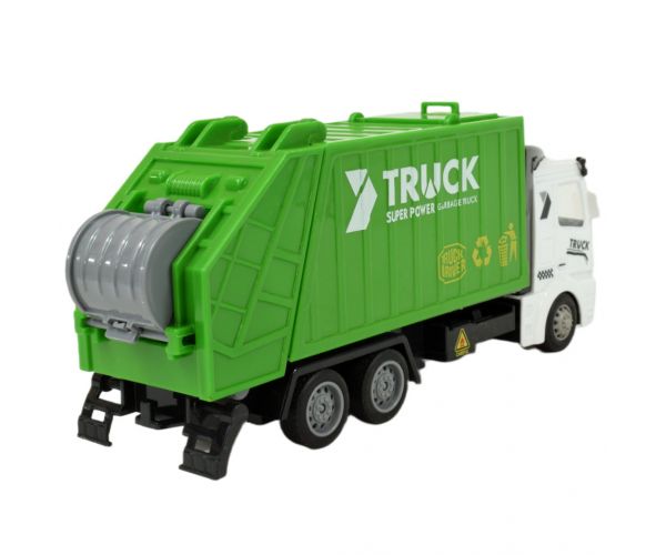 Super Truck: Konténeres lendkerekes szemétszállító kamion 20cm