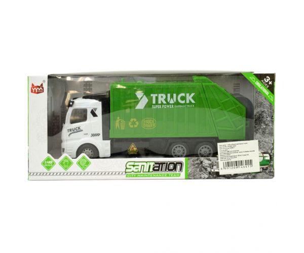 Super Truck: Konténeres lendkerekes szemétszállító kamion 20cm
