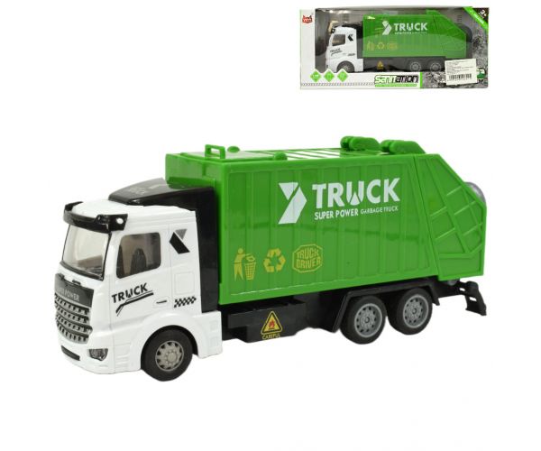 Super Truck: Konténeres lendkerekes szemétszállító kamion 20cm