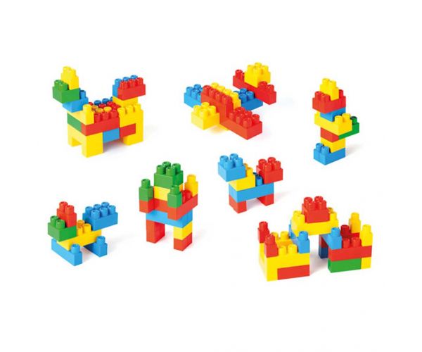 Builder Blocks 45db-os színes építőkocka szett - Wader