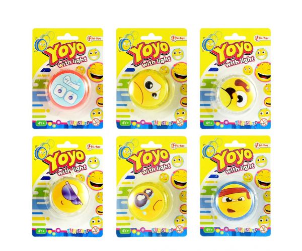Világítós Emojis Yoyo többféle változatban 1db