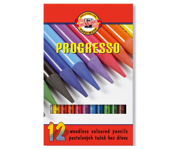 ICO: Progresso pasztellceruza 12db Koh-I-Noor