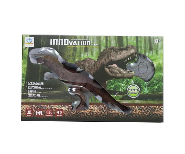 Távirányítós T-rex fénnyel és hanggal