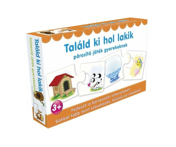 Találd ki hol lakik párosító játék