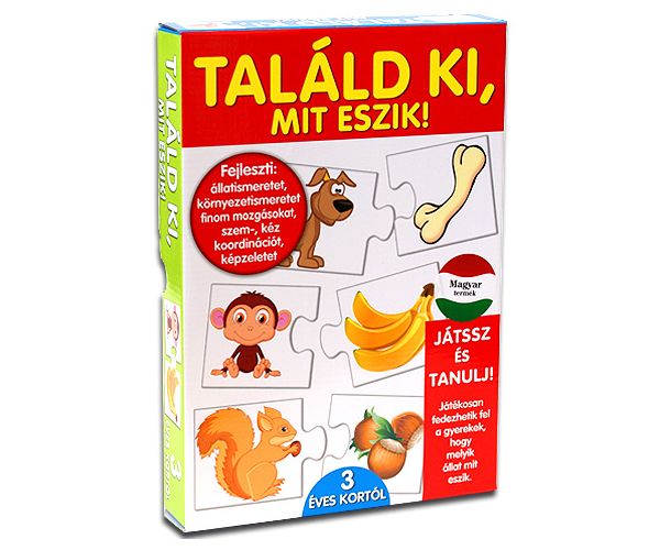 Találd ki mit eszik! párkereső játék