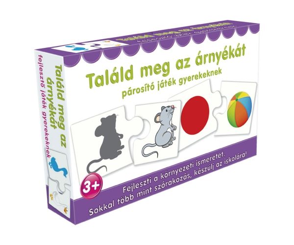 Találd meg az árnyékát párosító játék