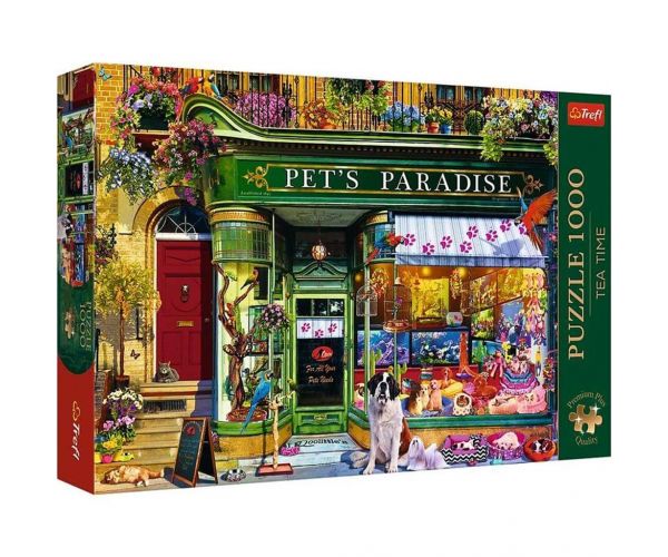 Tea Time: Kisállat paradicsom 1000db-os prémium puzzle - Trefl