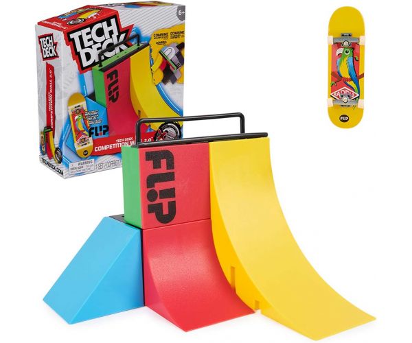 Tech Deck: Competinion Wall 2.0 pálya szett különleges ujjgördeszkával - Spin Master