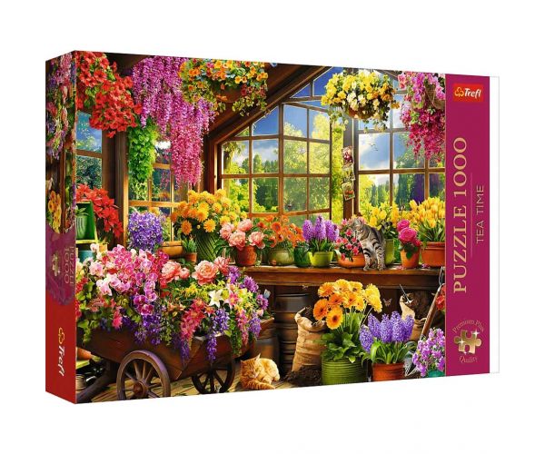 Tea Time Tavaszi készülődés 1000db-os prémium puzzle - Trefl