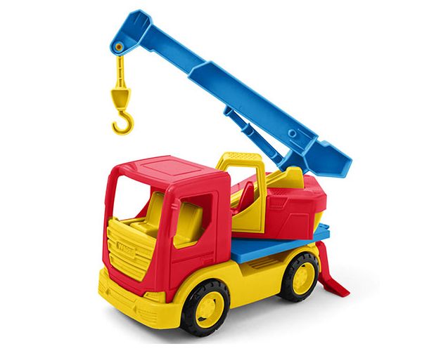 Tech Truck színes daruskocsi 26cm - Wader