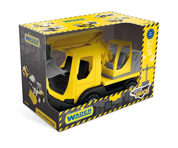 Tech Truck Markolós teherautó dobozban 27cm - Wader