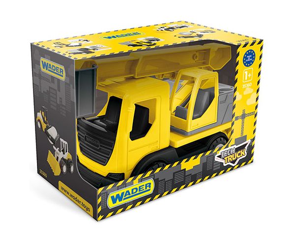Tech Truck Emelőkosaras teherautó dobozban 29cm - Wader