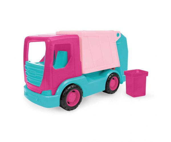 Tech Truck rózsaszín kukásautó 28cm - Wader