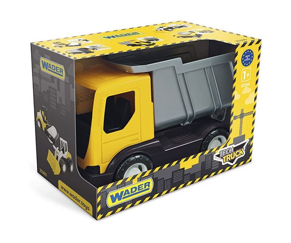 Tech Truck sárga dömper 23cm - Wader