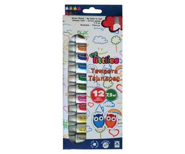 Tempera készlet 7,5ml 12db-os