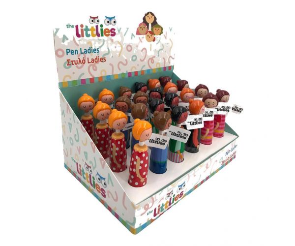 The Littlies: Lányos kialakítású tollak többféle változatban 1db