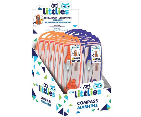 The Littlies: körző készlet zárral kétféle változatban 1db