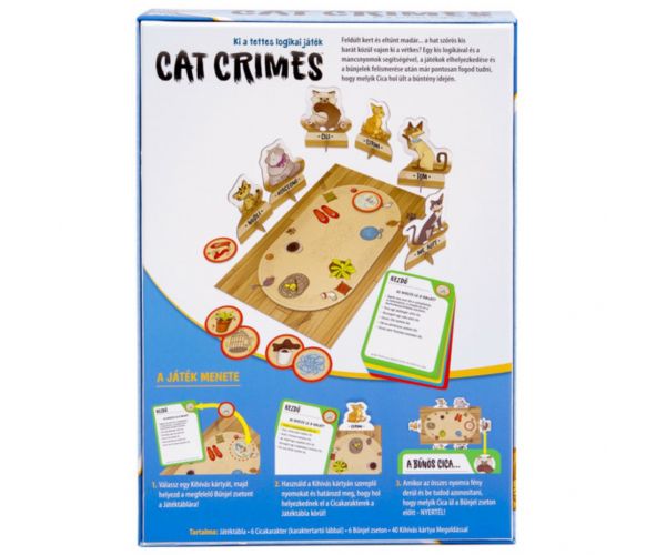 ThinkFun Cat Crimes: Zsivány cicák társasjáték
