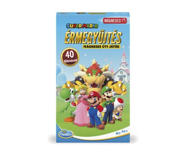 Thinkfun: Super Mario - Érmegyűjtés, mágneses útijáték