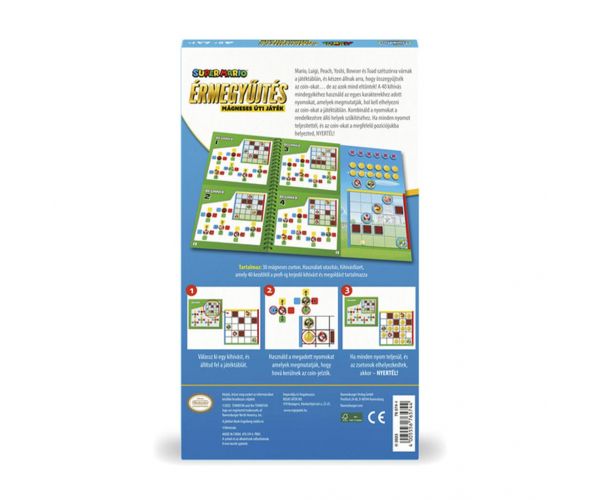 Thinkfun: Super Mario - Érmegyűjtés, mágneses útijáték
