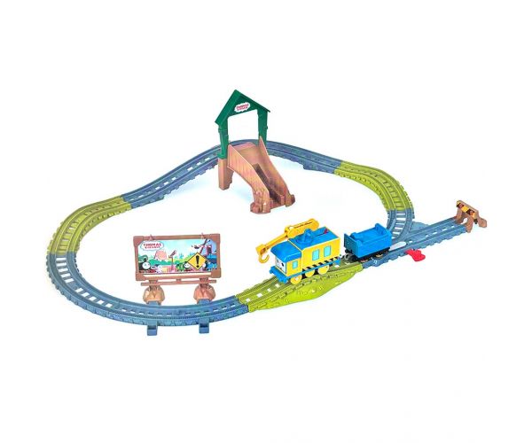 Thomas és barátai: Barátok a munkahelyen motorizált pályaszett - Mattel