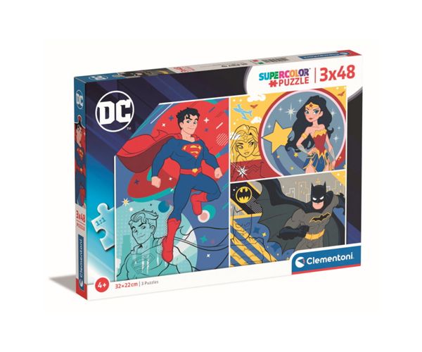 Az igazság ligája 3x48db-os puzzle szett - Clementoni