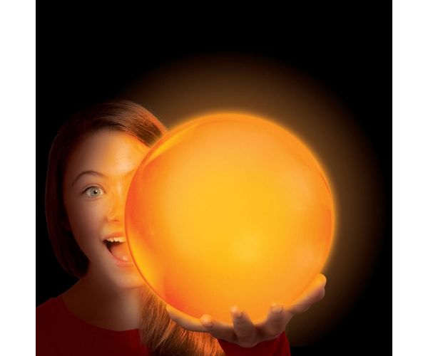 Tiny Glowzilla Wubble világító neon buboréklabda narancssárga színben 30cm