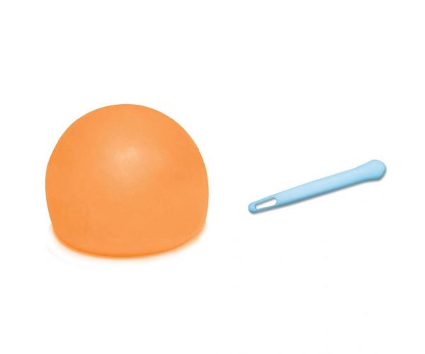 Tiny Glowzilla Wubble világító neon buboréklabda narancssárga színben 30cm