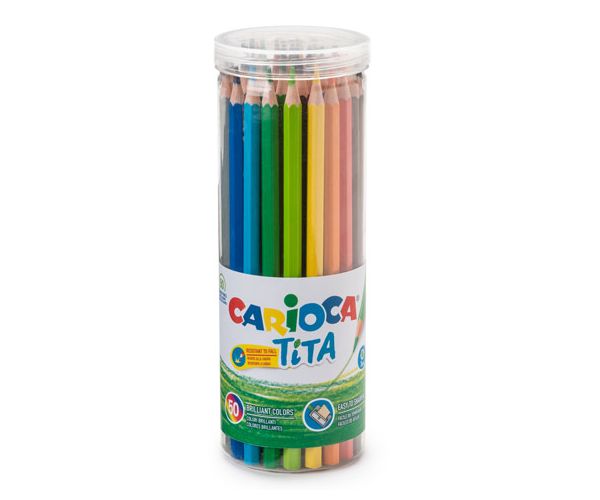 Tita színes ceruza 50 db-os szett tároló dobozban - Carioca