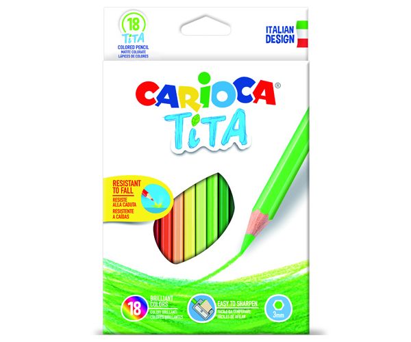 Tita színesceruza szett 18db-os - Carioca