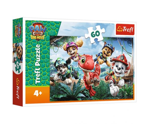 Mancs őrjárat Dínómentő kaland 60db-os puzzle - Trefl